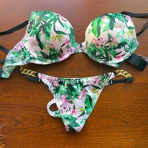Victoria Secret floral set of underwear